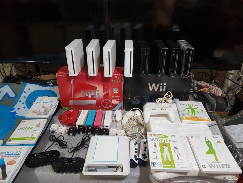 Máy Wii hack Full game Và Phụ Kiện rời của Máy Wii
